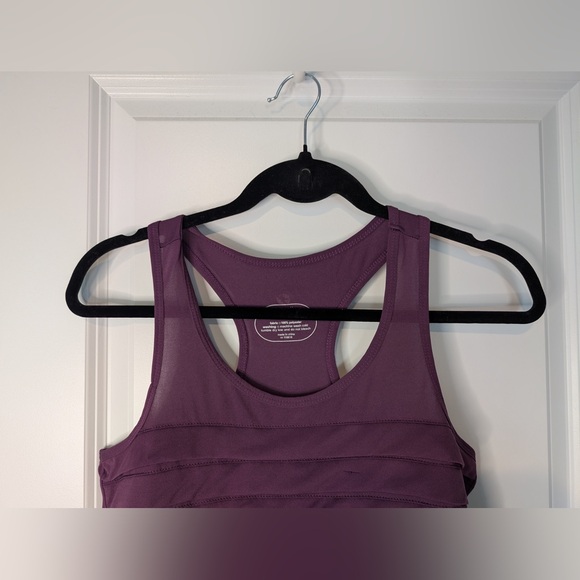 Oiselle Women’s Pleat Tank Plum Purple Size 6 - Picture 2 of 7